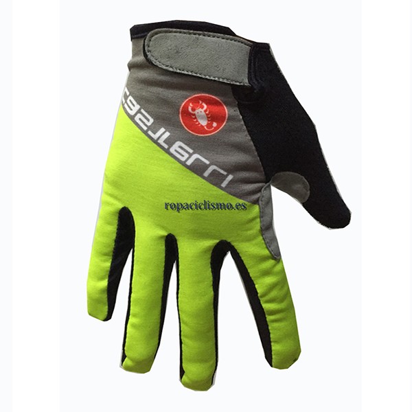 2017 Castelli Guantes Largos Verde